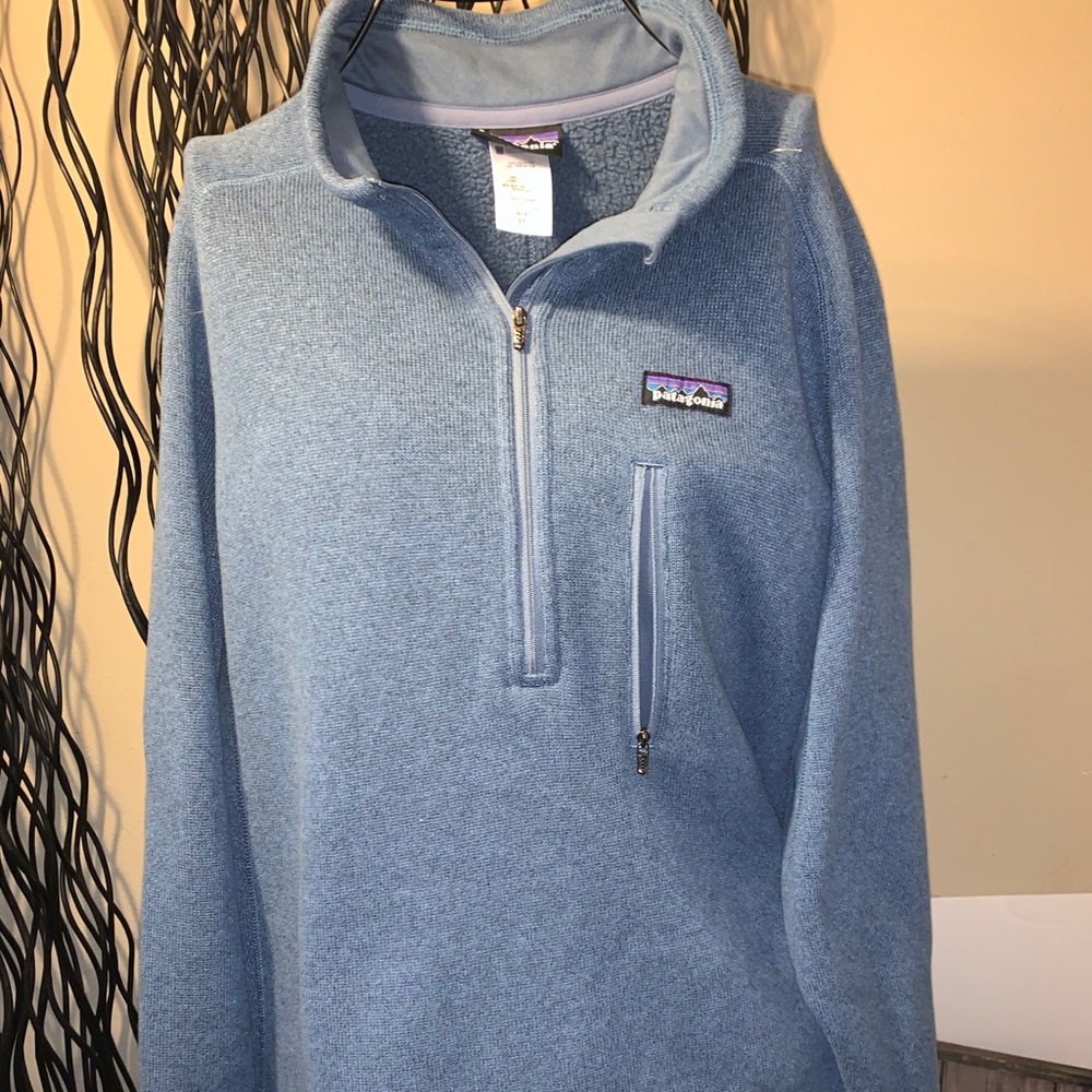 Navy blue Mens Patagonia Pullover